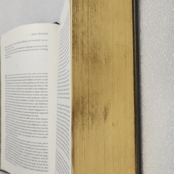 Barnes and Noble Jane Austin Seven Novel Bound Volume Gilded Edges - Picture 9 of 13